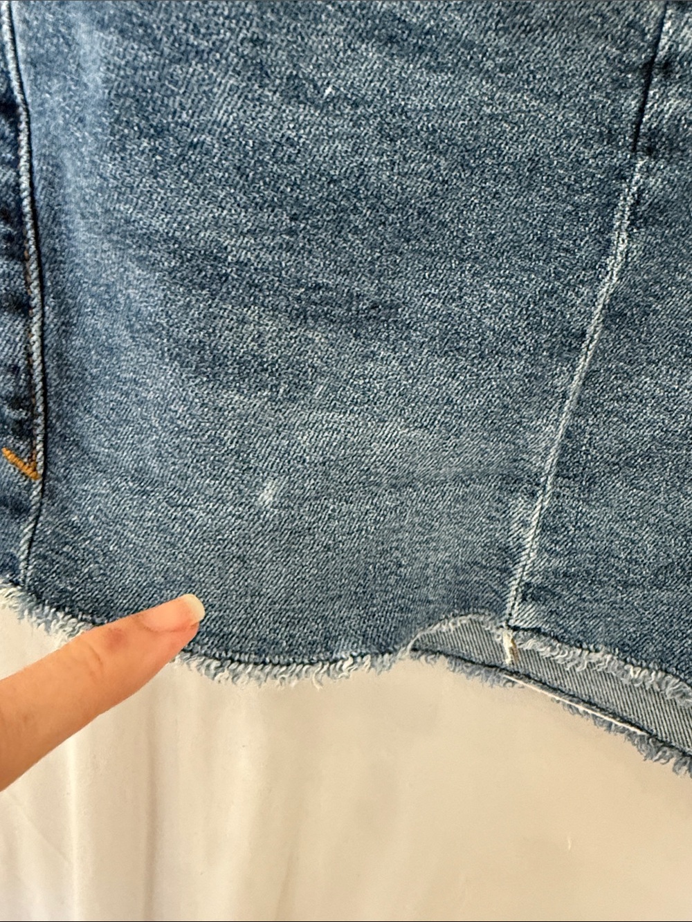 Good American jean shorts sz 6/ 28 - Picture 5 of 7
